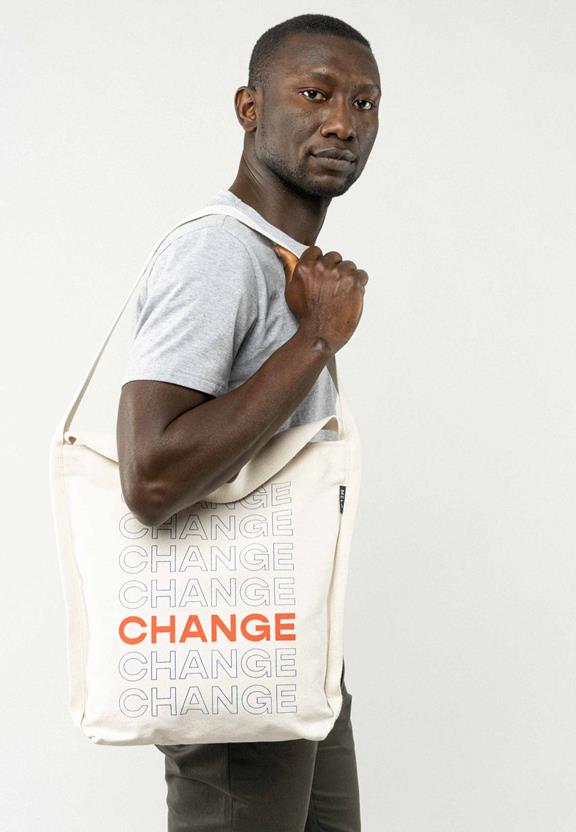 Totebag Aditi Change Wit from Shop Like You Give a Damn