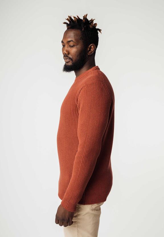 Knit Jumper Ravi Mahogany from Shop Like You Give a Damn