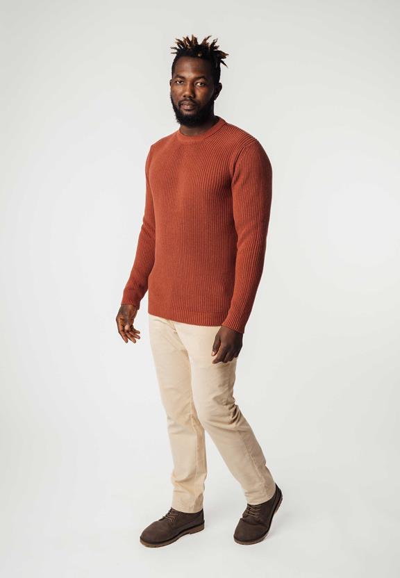 Knit Jumper Ravi Mahogany from Shop Like You Give a Damn