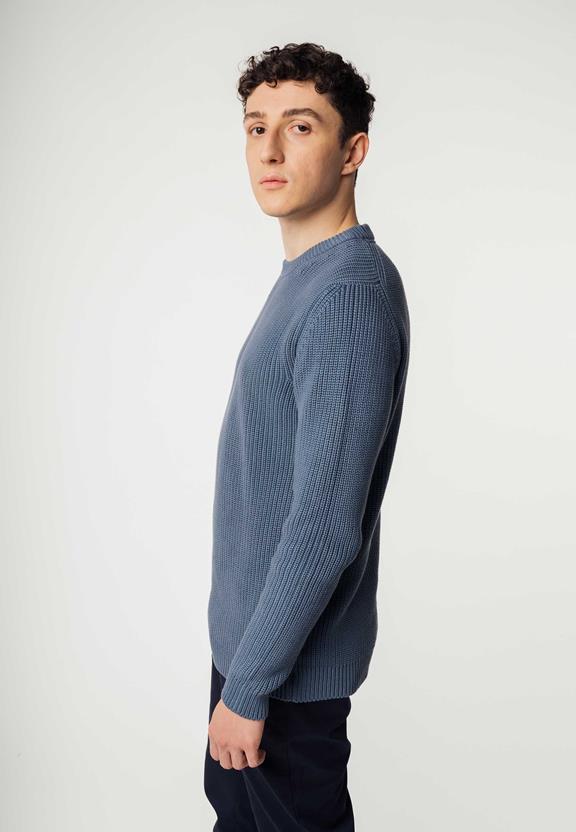 Knit Jumper Ravi Blue from Shop Like You Give a Damn