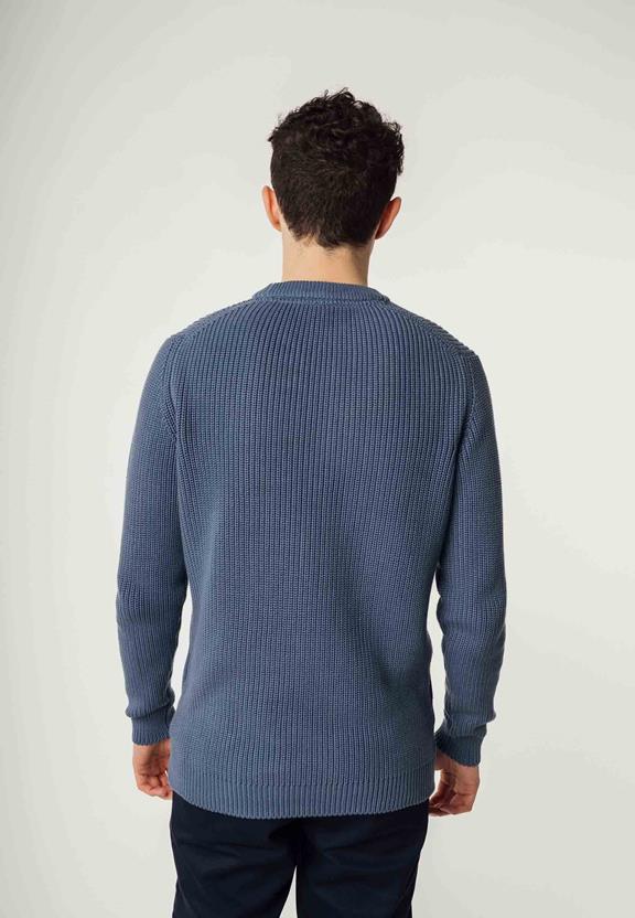 Knit Jumper Ravi Blue from Shop Like You Give a Damn