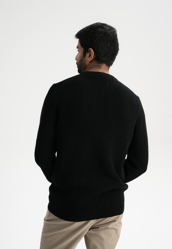 Knit Jumper Ravi Black from Shop Like You Give a Damn