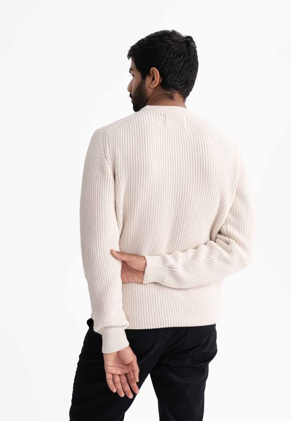 Knit Jumper Ravi Light Cream from Shop Like You Give a Damn