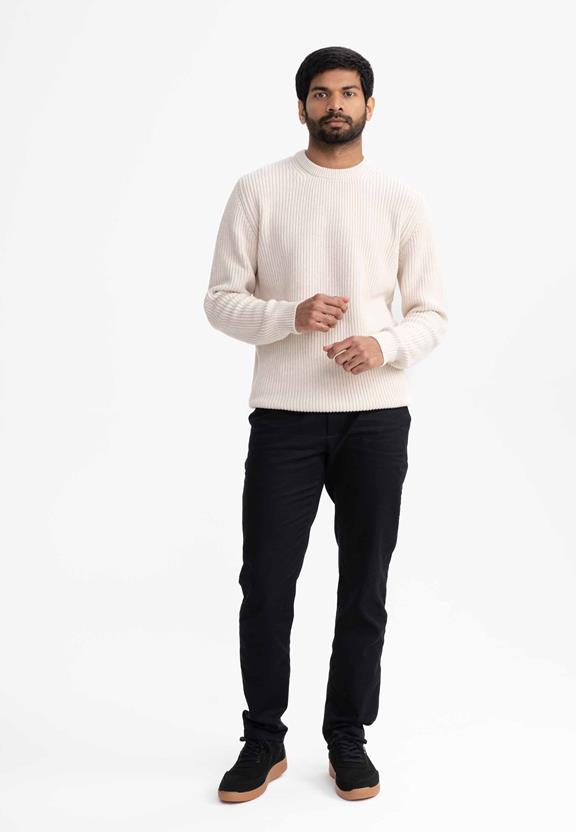 Knit Jumper Ravi Light Cream from Shop Like You Give a Damn