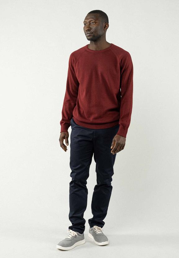 Jumper Basic Dark Red from Shop Like You Give a Damn