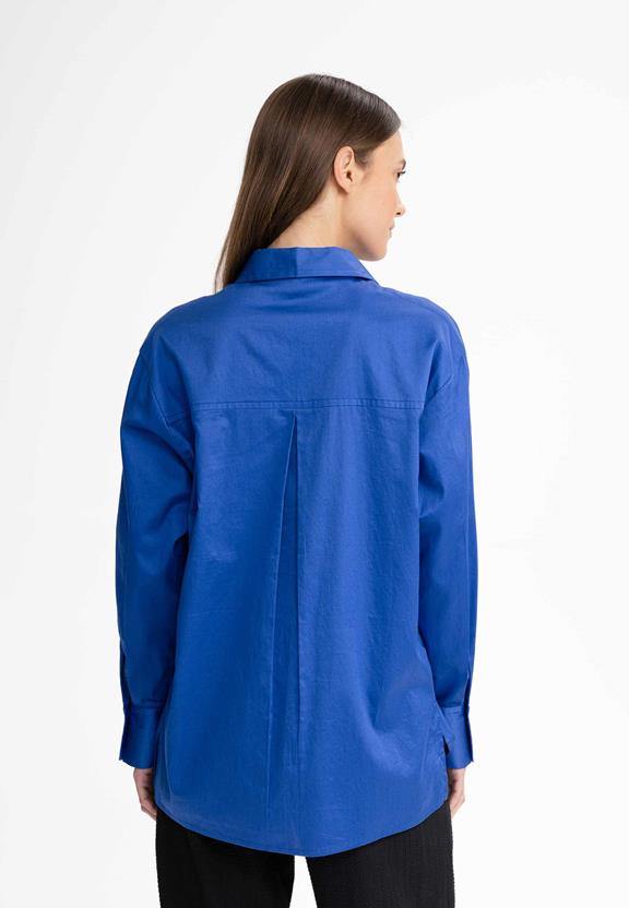 Satin Shirt Adry Blue from Shop Like You Give a Damn