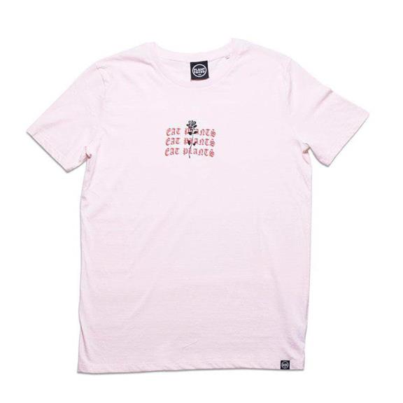 T-Shirt Eat Plants Goth Roses Candy Pink 7