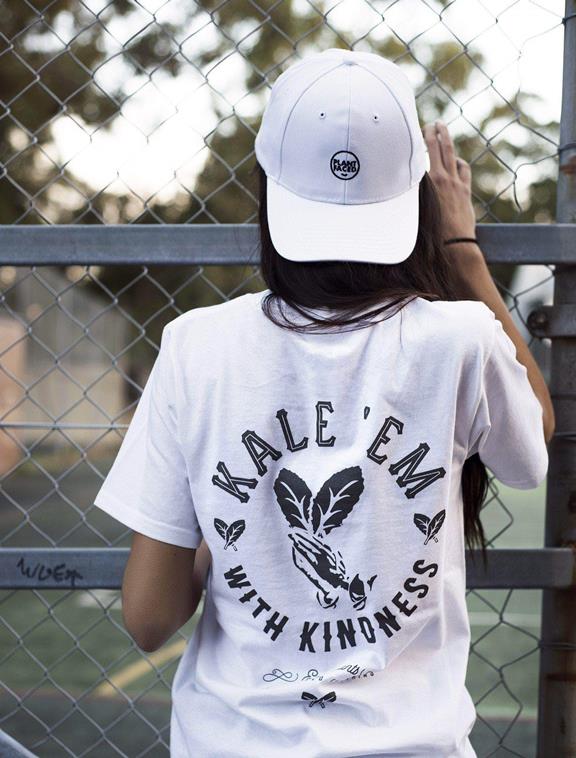 T-Shirt Kale 'Em With Kindness White 3