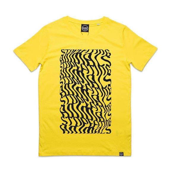 T-Shirt Illusions Stop Eating Animals Yellow 2