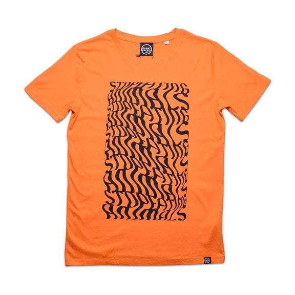 T-Shirt Illusions Arrêtez De Manger Des Animaux Orange 2