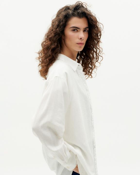Oversized Blouse Gia Wit from Shop Like You Give a Damn