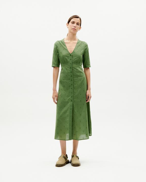 Dress Camellia Cactus Green via Shop Like You Give a Damn