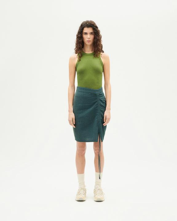 Skirt Rachel Seersucker Green via Shop Like You Give a Damn