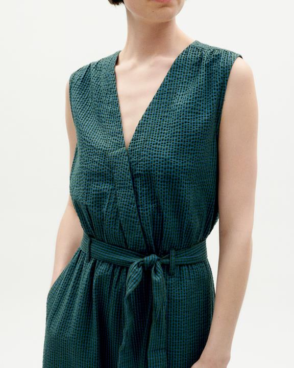 Jumpsuit Winona Seersucker Green from Shop Like You Give a Damn