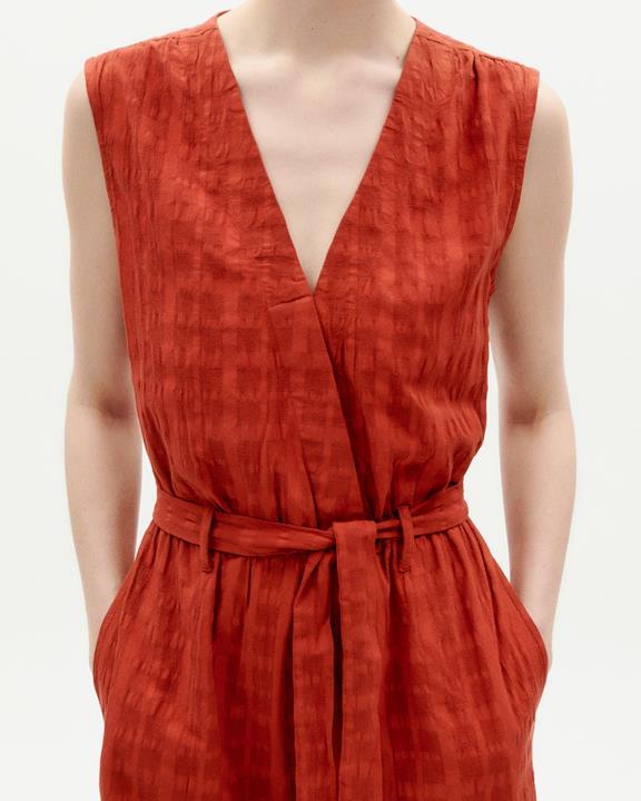 Jumpsuit Winona Red Check from Shop Like You Give a Damn