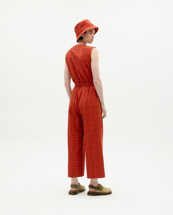 Jumpsuit Winona Red Check from Shop Like You Give a Damn