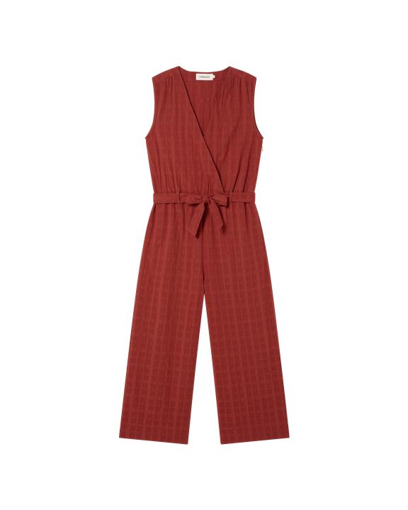 Jumpsuit Winona Rood Geruit from Shop Like You Give a Damn