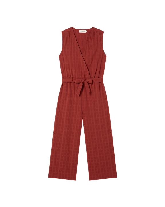 Jumpsuit Winona Red Check from Shop Like You Give a Damn