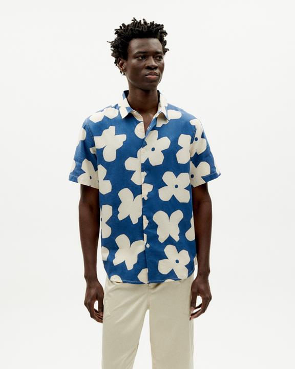 Overhemd Tom Vlinder Blauw via Shop Like You Give a Damn