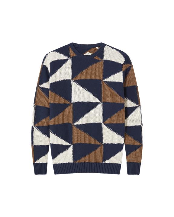 Knitted Sweater Guillaume Blue from Shop Like You Give a Damn