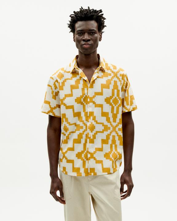 Shirt Tom Microchip Illusion Yellow via Shop Like You Give a Damn