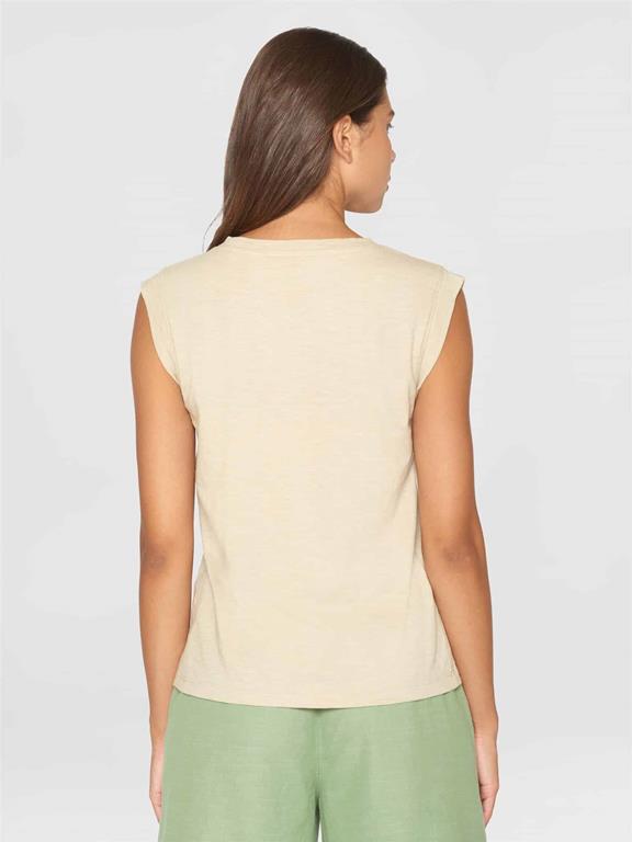Tanktop Loose Fit Jersey Beige from Shop Like You Give a Damn