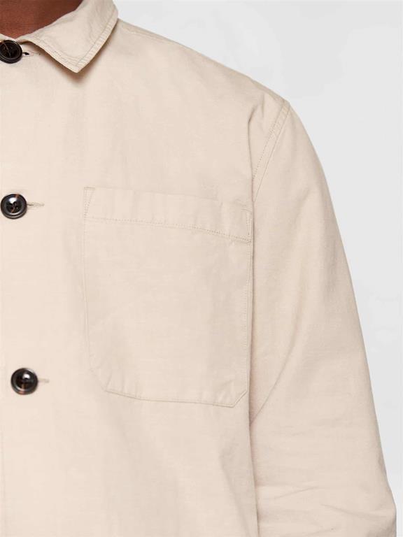 Overshirt Slubgaren Beige from Shop Like You Give a Damn