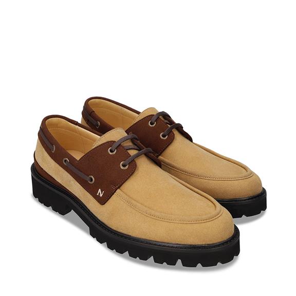 Boat Shoes Dario Beige from Shop Like You Give a Damn