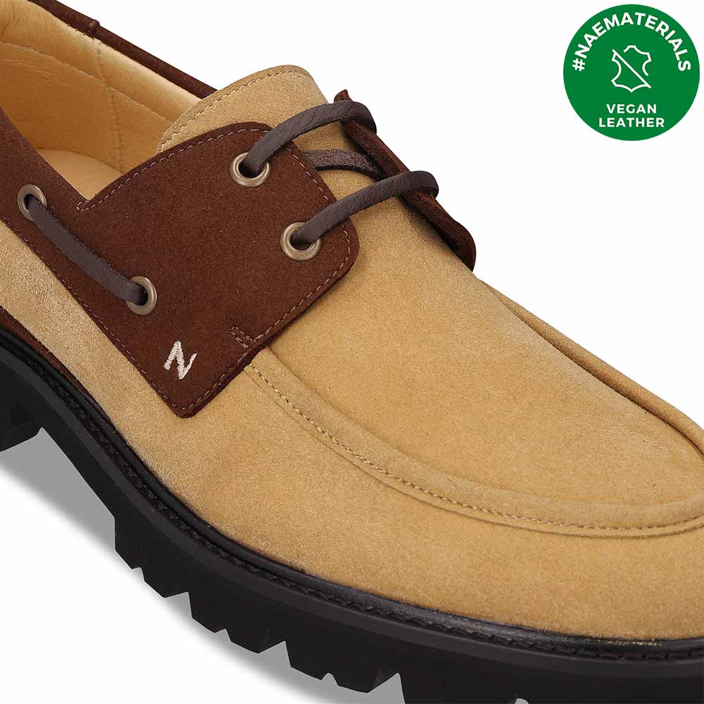 Boat Shoes Dario Beige from Shop Like You Give a Damn