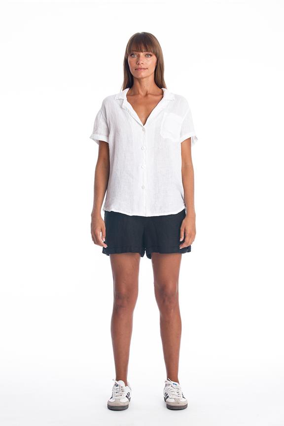 Linen Shirt Elly White from Shop Like You Give a Damn