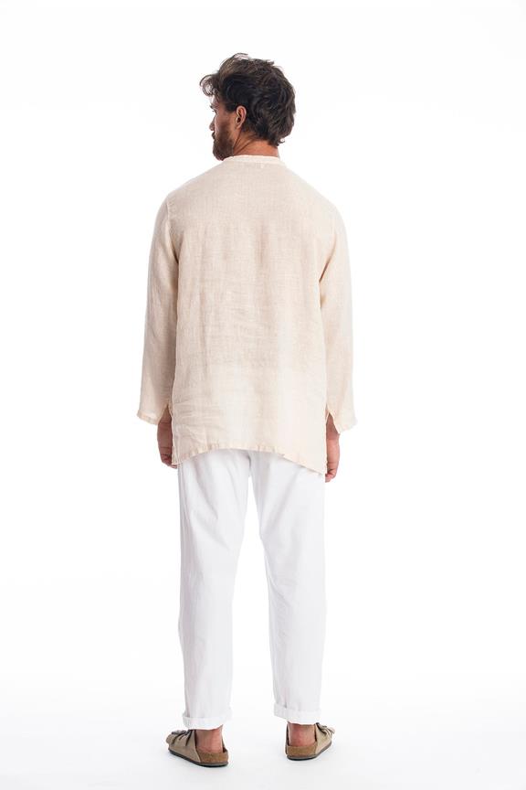 Linen Shirt Mykonos Sand from Shop Like You Give a Damn