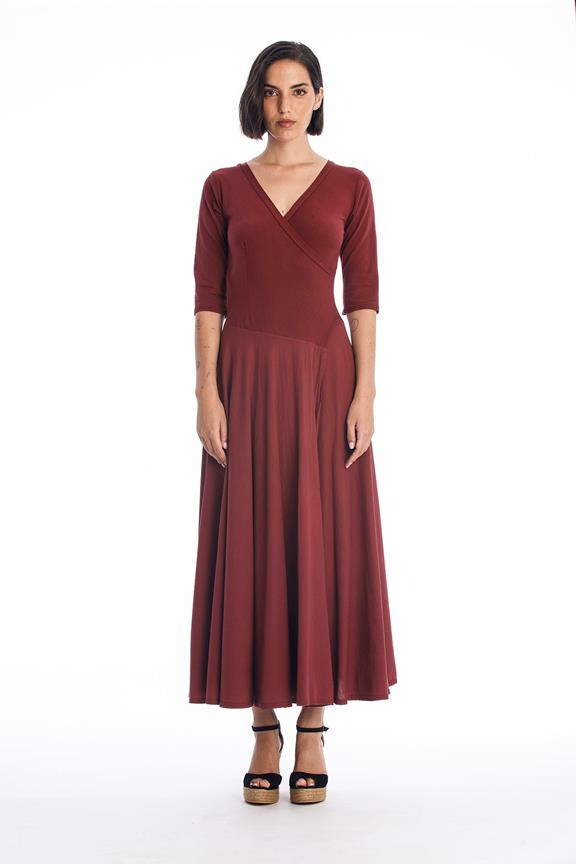 Dress Veronika Dark Garnet from Shop Like You Give a Damn