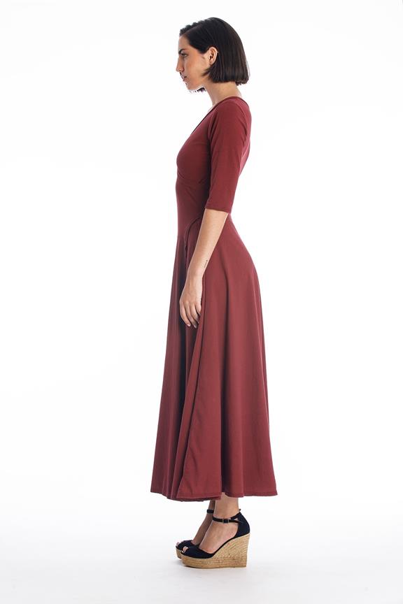 Dress Veronika Dark Garnet from Shop Like You Give a Damn