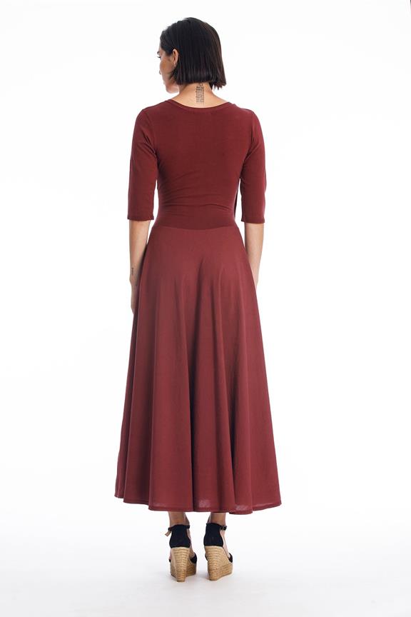 Dress Veronika Dark Garnet from Shop Like You Give a Damn