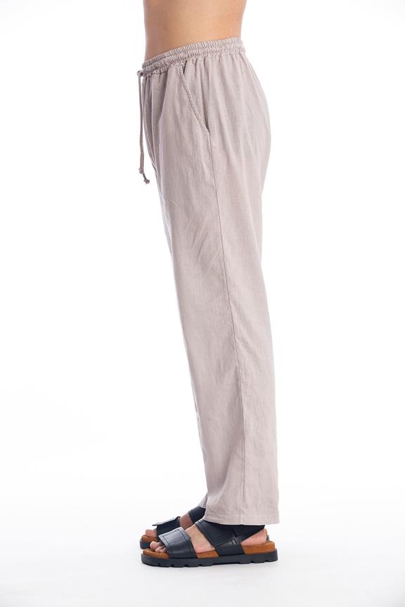 Linen Pants Lucas Stone Grey from Shop Like You Give a Damn