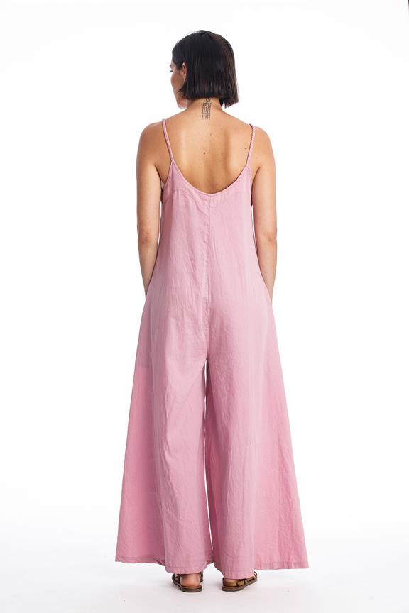 Jumpsuit Chiara Satin Malva Pink from Shop Like You Give a Damn