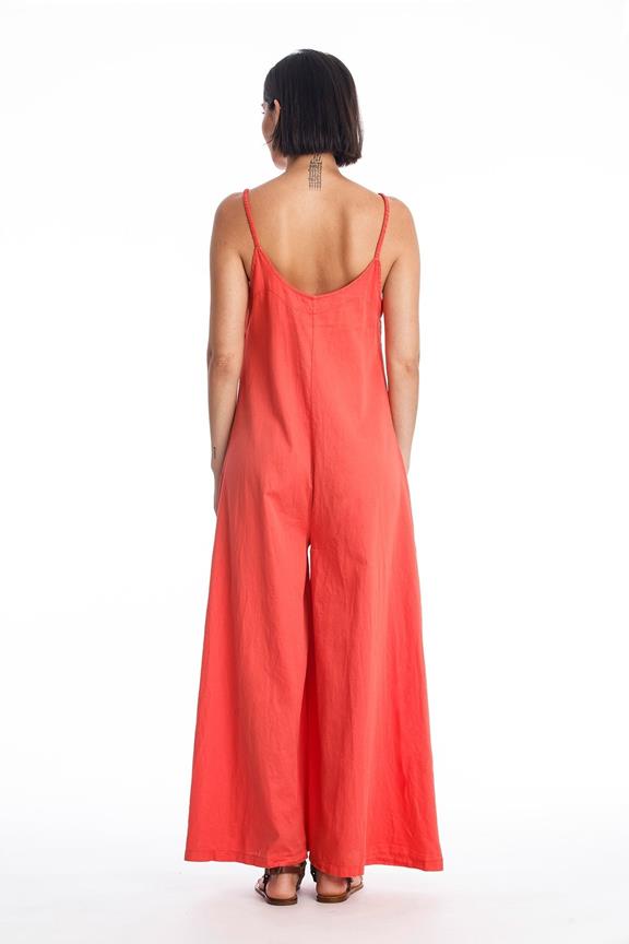 Jumpsuit Chiara Satin Radiant Red from Shop Like You Give a Damn