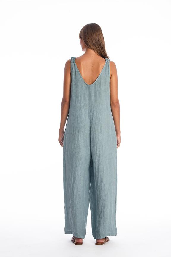 Linnen Jumpsuit Menorca Chinois Groen from Shop Like You Give a Damn