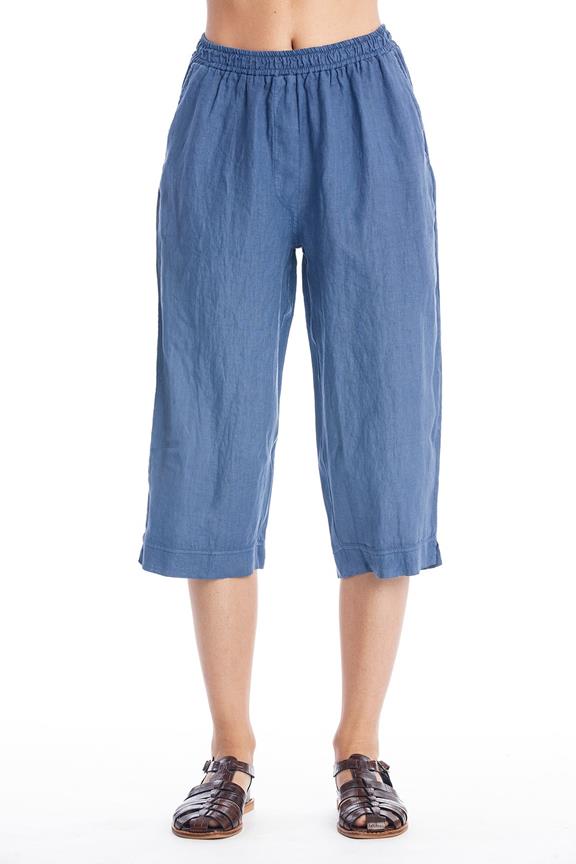 Linen Pants Elly Indigo Blue via Shop Like You Give a Damn
