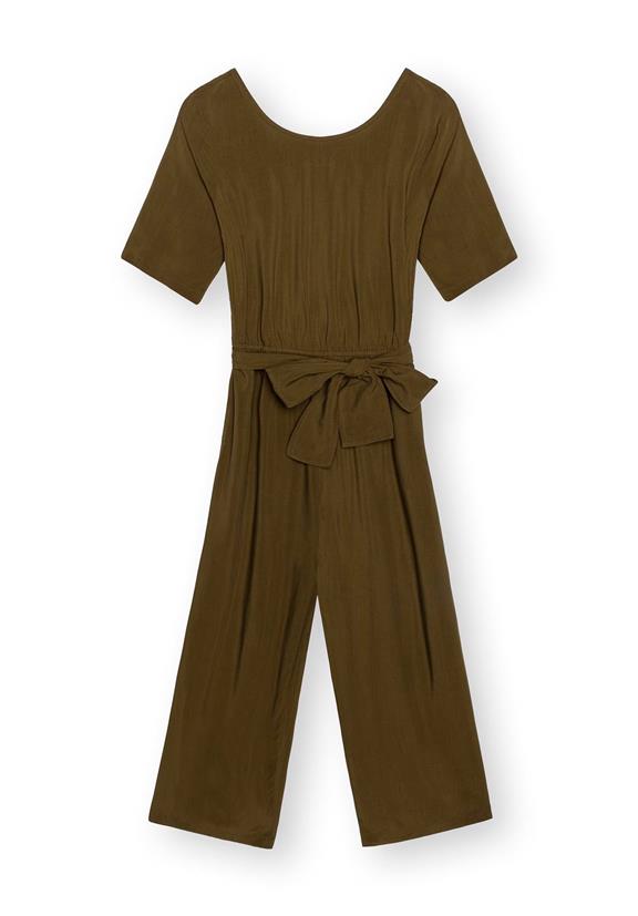 Jumpsuit Staine Halve Mouw Olijf from Shop Like You Give a Damn