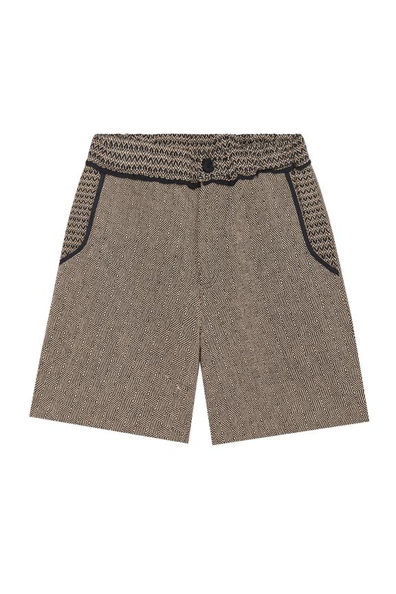 KOMODO Shorts Joey Hand Loomed Cotton Patchwork