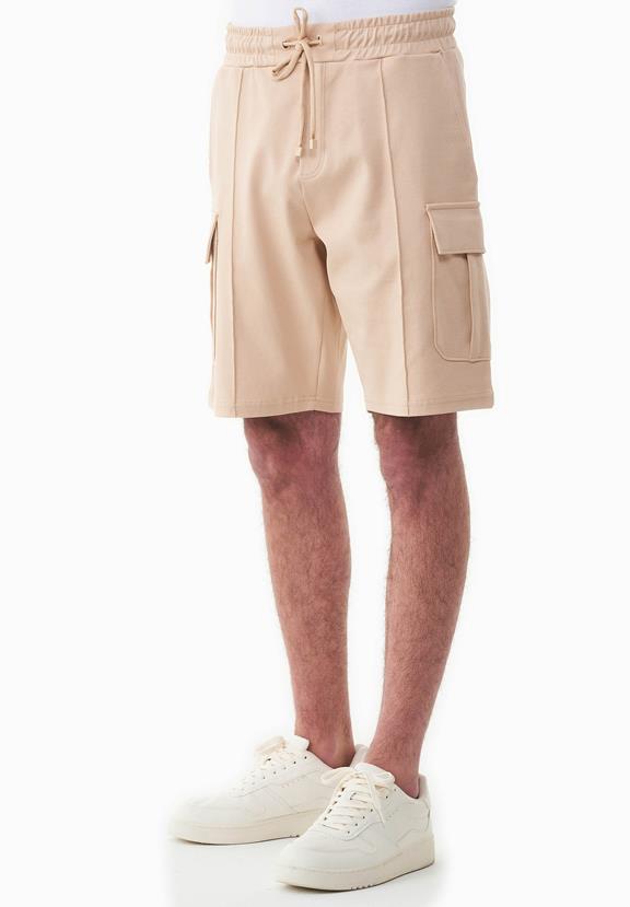 Sweatshorts Cargo Soft Beige from Shop Like You Give a Damn