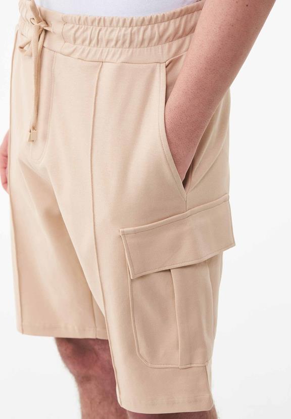 Sweatshorts Cargo Soft Beige from Shop Like You Give a Damn