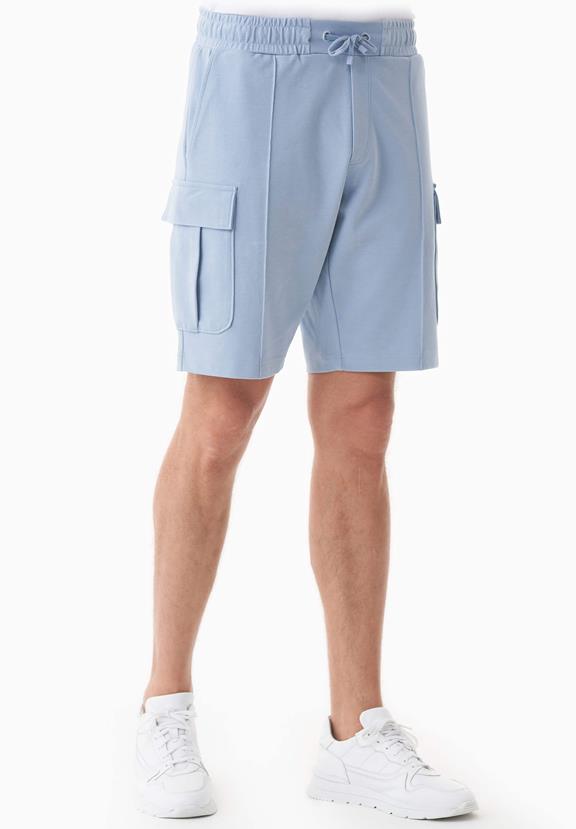 Sweatshorts Cargo Ice Blue from Shop Like You Give a Damn