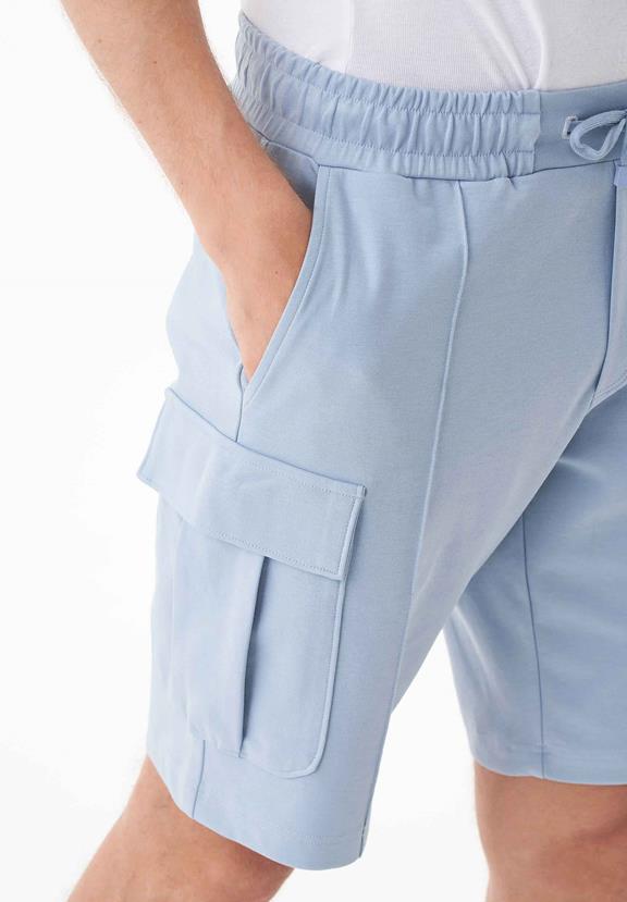 Sweatshorts Cargo Ice Blue from Shop Like You Give a Damn