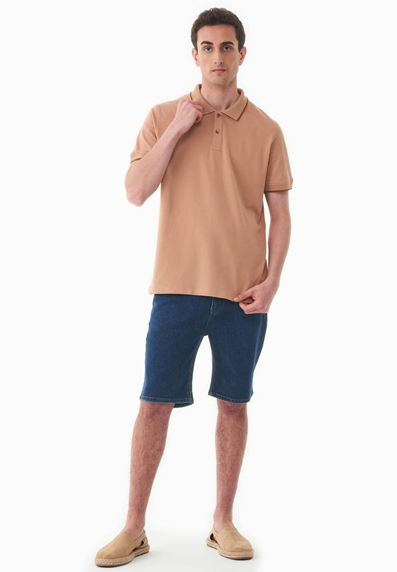 Polo Shirt Light Brown from Shop Like You Give a Damn