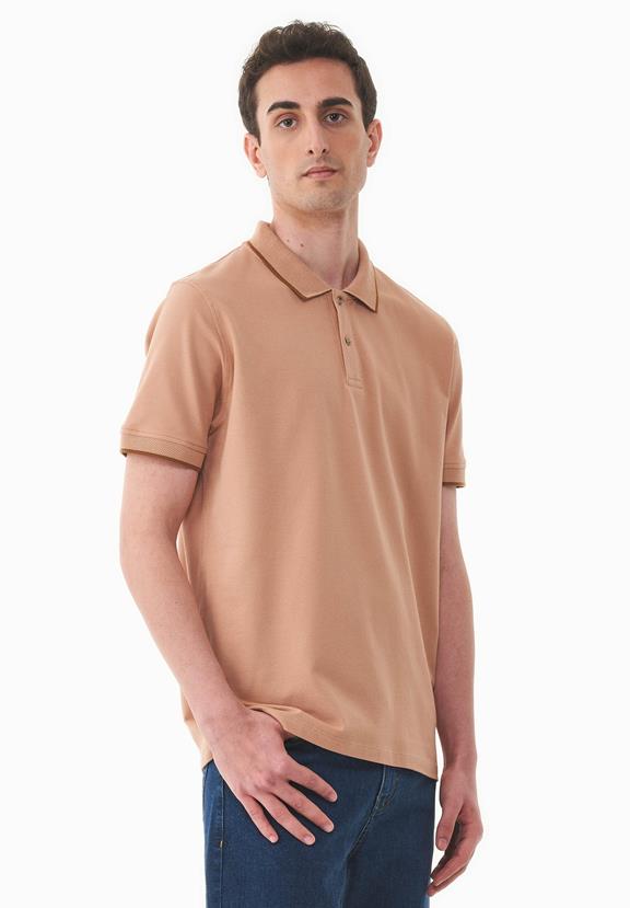 Polo Shirt Light Brown from Shop Like You Give a Damn