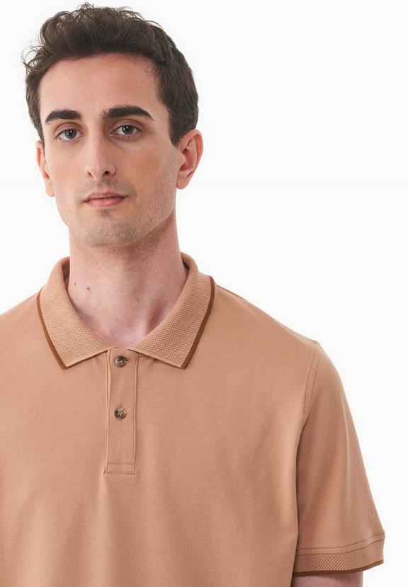 Polo Shirt Light Brown from Shop Like You Give a Damn