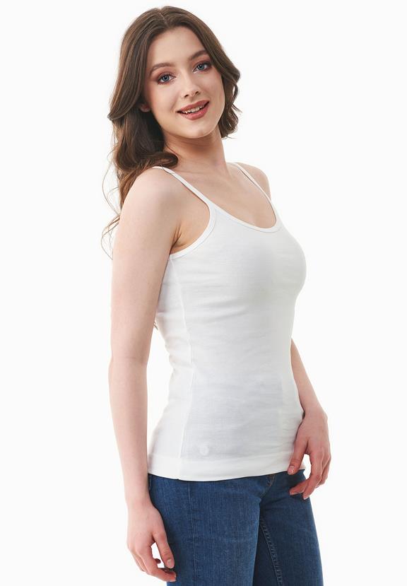 Ribbed Top Off White from Shop Like You Give a Damn