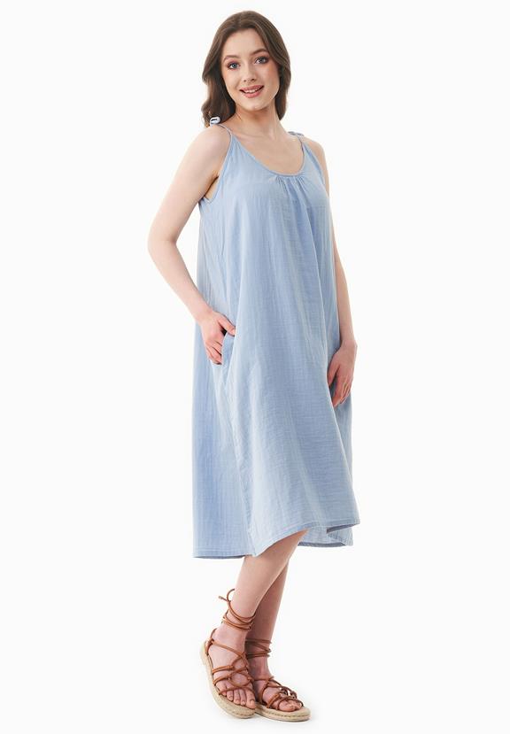 Dress Muslin Ice Blue from Shop Like You Give a Damn